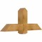 Ekena Millwork Eugene Rough Sawn Timber Gable Bracket, Western Red Cedar, 48"W x 20"H x 6"D x 6"F, 10/12 Pitch GBW048X20X0606EUG00RWR - alternate 3